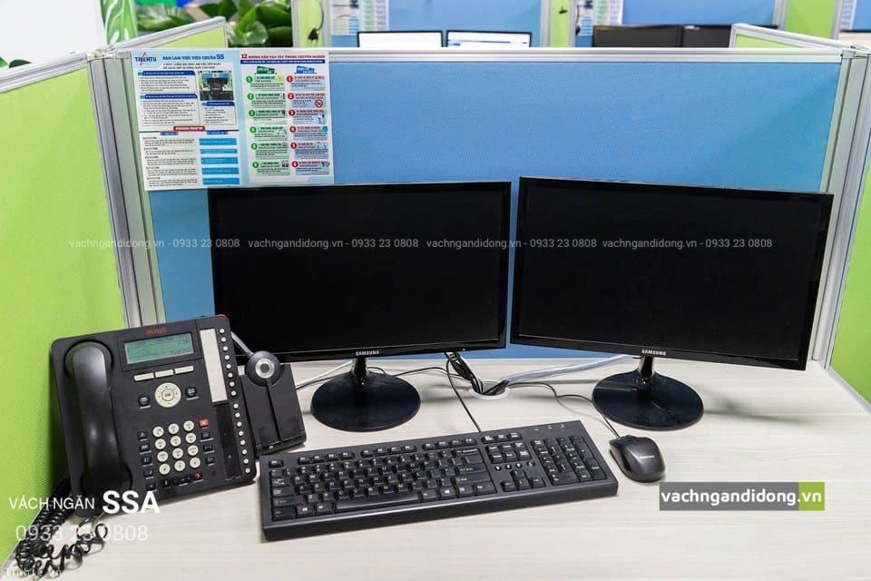 vách ngăn văn phòng